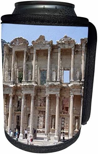 3drose ספריית אפסוס עתיקה טורקיה - יכול לעטוף בקבוקים קיר יותר