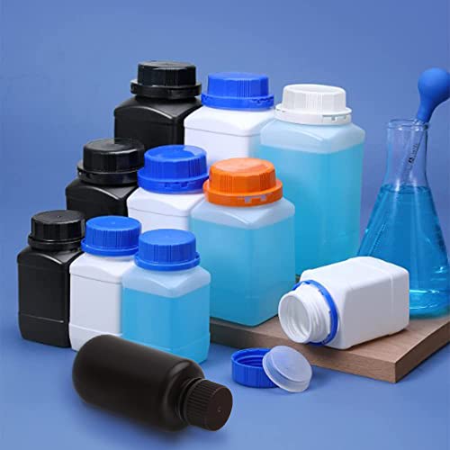 אותמרו 100 מ ל/3.4 עוז פלסטיק מעבדה כימי מגיב בקבוקים, 2 יחידות 20 ממקס 125 ממ מרובע רחב פה נוזלי / מוצק
