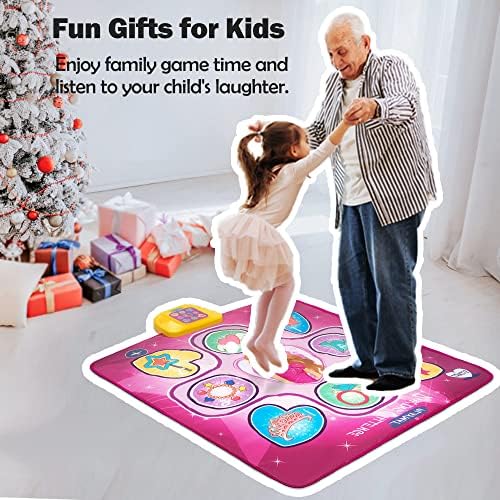 במבילו ריקוד מחצלת-צעצועי עבור 3 4 5 6 בת ילדה מתנות, ריקוד משחקי צעצועים לילדים בנות בני חג המולד