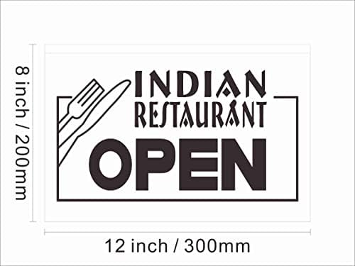 110044 מסעדה הודית פתוחה קארי קפה קפה תפאורה תצוגת LED אור ניאון שלט