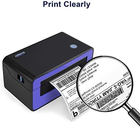 מדפסת תווית משלוח פולונו אפורה, מדפסת תווית תרמית 4 על 6 לחבילות משלוח, יצרנית תווית תרמית ישירה מסחרית,