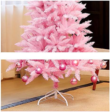 טופיל 5ft עץ חג מולד מלאכותי אשוחית צירים מונה עץ חג המולד קישוטי חג מולד למכלול קל מקורה 350 טיפים