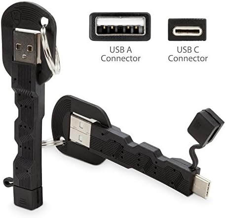 כבל גלי תיבה תואם ל- GAOMON PD1220 - מטען מחזיק מפתחות מסוג USB מסוג C, טבעת מפתח 3.1 סוג C USB כבל GAOMON PD1220