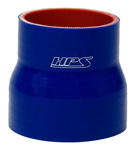 Hps htsrnblue-168 5/8 -3/4 מזהה, אורך 3 , צינור מצמד סיליקון, צינור טמפ 'טמפ' גבוה מחוזק, סיליקון, כחול