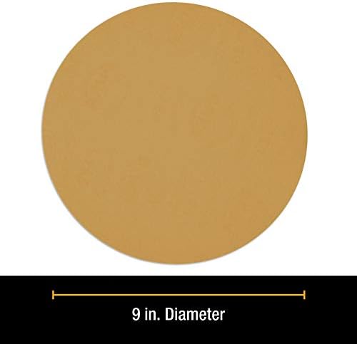 דורה -זהב פרימיום 9 דיסקי מלטש קיר גבס קופסת אריזה מגוונת - 60, 80, 120, 180, 240 חצץ - דיסקים בנייר זכוכית