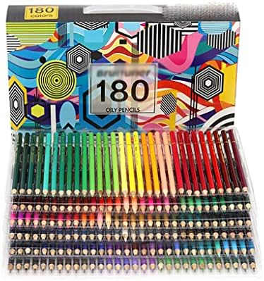 HNKDD 180 צבע שמן עיפרון עץ רך צבעי מים צבעי עפרון צבעוני ציור עפרונות ציוד אמנות באומנות