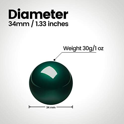 פריקס פריפרו-כדור עקיבה 303 ג 'ל, כדור החלפה בגודל 1.34 אינץ' עבור פרימיס ומ-570, ירוק מבריק