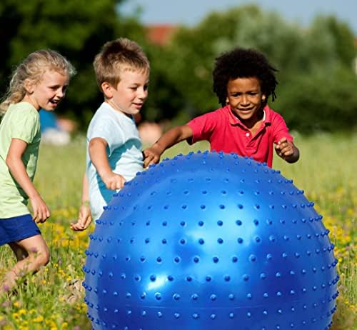 כדור עיסוי חושי גדול לילדים, 2 חבילות 33.5 85 סמ קופצני כדור קופצני כדור לפעוטות, כדור מתנפח גדול עם דוקרנים