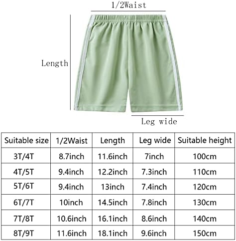 Newitin 8 חבילה נערת מכנסיים קצרים מפעילים מכנסיים קצרים לילדים מכנסיים קצרים לספורט חוף לבנות