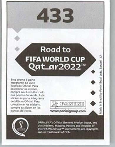 2021 מדבקות פאניני: דרך לגביע העולם פיפא קטאר 2022433 כריסטיאנו רונאלדו פורטוגל כדורגל מיני מדבקה כרטיס
