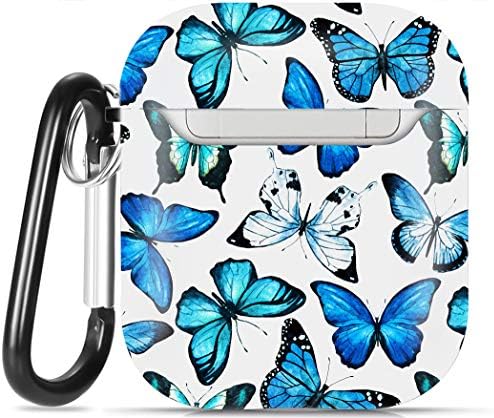 AirPods Case Butterfly, Olytop חמוד מגן קשה Apple AirPods 2 & 1 Case Coversport Cover Cover Goy