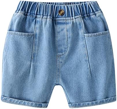 מכנסיים קצרים בנים פעוטות מכנסי מכנסי קיץ מכנסיים קצרים בכיס אופנת בגדים מזדמנים לילדים מכנסי כדורסל בנים