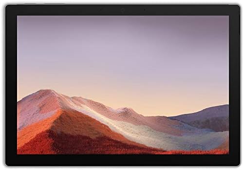 Microsoft PUV-00001 Surface Pro 7 12.3 אינץ 'מגע Intel I5-1035G4 8GB/256GB צרור פלטינה עם כיסוי מסוג מיקרוסופט