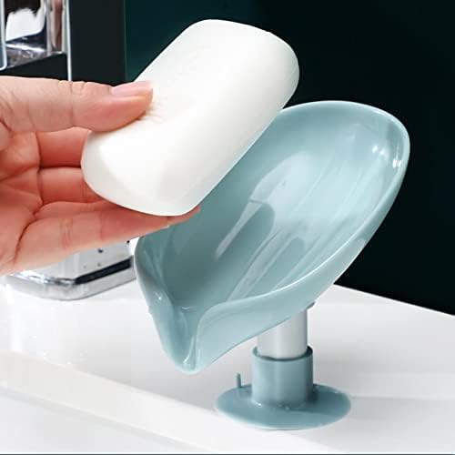 A & Y צורת עלים קופסת סבון קופסת סבון מחזיק סבון קופסא אמבטיה אביזרים לשירותים כביסה קופסת סבון ציוד