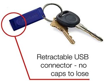 מילולית 8GB USB 2.0 כונן פלאש - תואם ללא כובע ותואם אוניברסלי - כחול - 97088