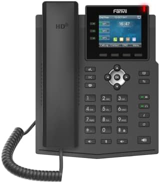 Fanvil x3u טלפון VoIP Enterprise, תצוגת צבע בגודל 2.8 אינץ