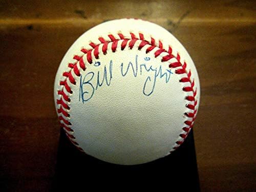 Bill Bill Wright Elite Giants ליגות כושיות חתמו וינטג 'בייסבול onl onl jsa - כדורי בייסבול עם חתימה