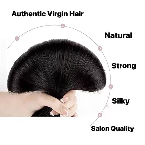 קלטת שיער אש בתוספות שיער טבעי שיער כהה חום צבע משיי טבעי ישר אותנטי בתולה שיער טבעי הרחבות 50 גרם