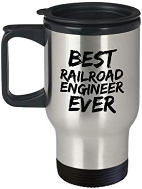 מהנדס רכבת ספל נסיעות ספל הרכבת הטוב ביותר אי פעם מתנה מצחיקה לעמיתים לעבודה חידוש מכונית מכונית