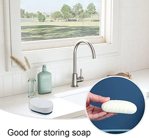 סבון מגש מקרה יצירתי סבון מחזיק עם מכסה רב תכליתי סבון צלחת לאמבטיה מרפסת במעונות ומטבח