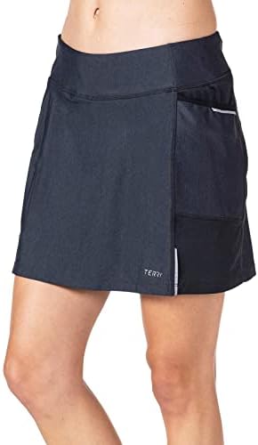 טרי Fixie Skort רכיבה על אופניים ספורטיבית חצאית ספורט אתלטית עטוף עם מכנסי אופניים מרופדים של