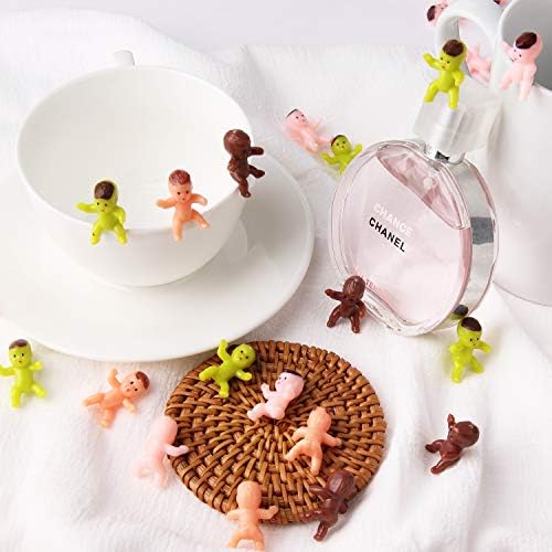200 חתיכות מיני פלסטיק תינוקות מעורב מירוץ עבור תינוק מקלחת המפלגה לטובת אספקת קרח קוביית משחק מסיבת