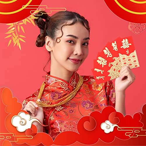 יארדווה 30 יחידות סיני אדום מנות חדש שנה מזל כסף כיסים הונגבאו ארנב שנה אדום מעטפות מנות כסף