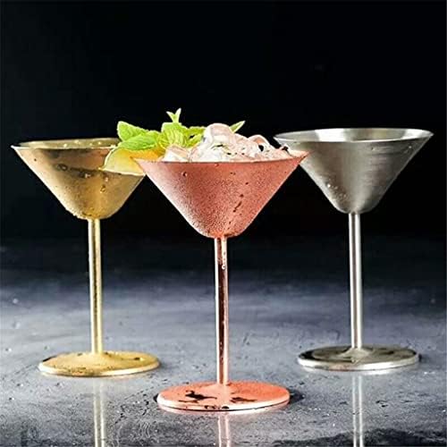 XWWDP Creative Martini Cocktail זכוכית ויסקי מותאמת אישית נירוסטה עיצוב שיק שיק בר יין מסעדת שמפניה