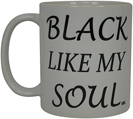 נוכלים נהר טקטי הטוב ביותר מצחיק קפה ספל שחור כמו הנשמה שלי סרקסטי חידוש כוס בדיחה איסור פרסום