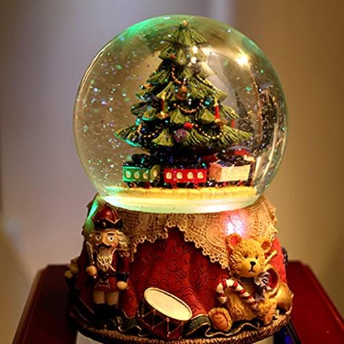 עץ חג מולד עבה קופסת כדורגל חלום קופסת מוזיקה סיבוב רכבת קטנה אוקטבה בנות בנות מתנה ליום הולדת חג המולד