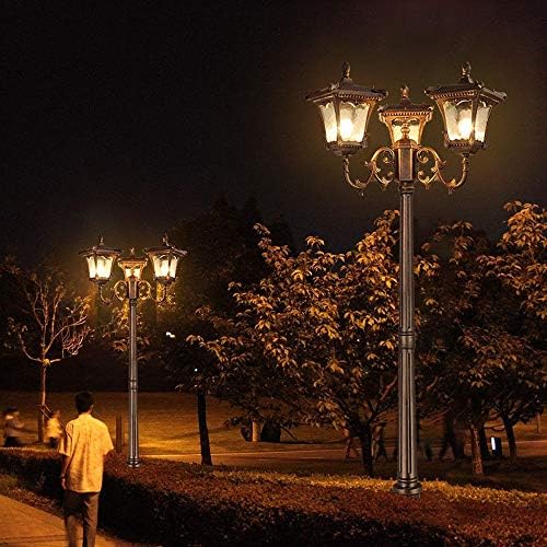 Guocc יצירתי מסורתי חיצוני פוסט אור רחוב פנס