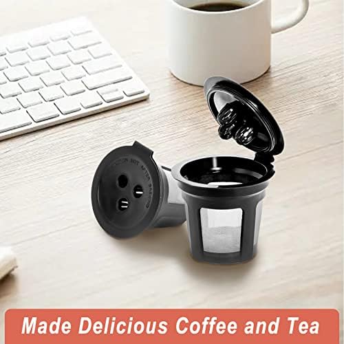 לשימוש חוזר כוסות קפה תרמילי תואם עם נינג 'ה כפול לחלוט מכונת קפה, 4 חבילה לשימוש חוזר קפה מסנני תואם
