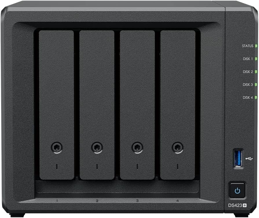 חבילת תחנות דיסק 423 + עם זיכרון של 6 ג 'יגה-בייט, מטמון של 800 ג' יגה-בייט וכונני 32 טרה-בייט של כונני