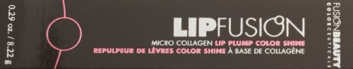 פיוז ' ן יופי שפתיים מיקרו מוזרק קולגן שפתיים שמנמן צבע ברק, גרגור, 0.29-אונקיה