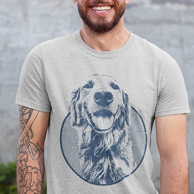 חולצת כלבים מותאמת אישית של פאוורט - חולצת כלבים לגברים ונשים חולצה אבא כלבים מותאמת אישית
