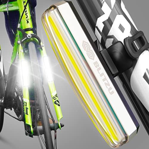 Blitzu 2023 Cyborg 200h פנס אופניים או 200T אור זנב אור USB-C נטען אורות אופניים LED נקבעו רכיבה קדמית