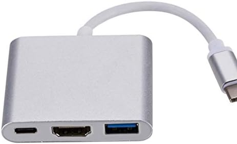 N/A 3 ב 1 USB C HUB PD USB 3.0 מתאם Multiport USB 3.1 סוג C זכר ל- HDMI תואם תואם