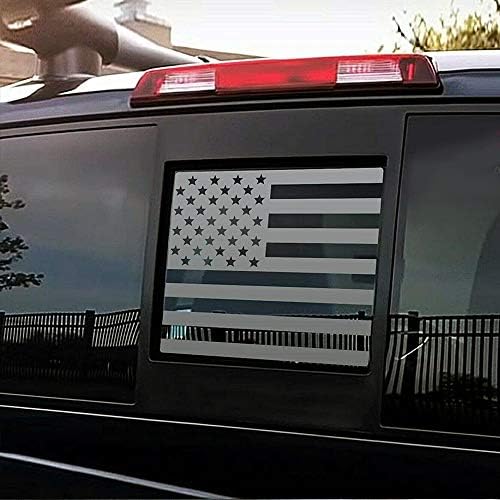 Xplore Offroad - מתאים לניסן טיטאן 2013-2022 חלון אחורי חלון אמצעי דגל אמריקאי מדבקות ויניל גרפי