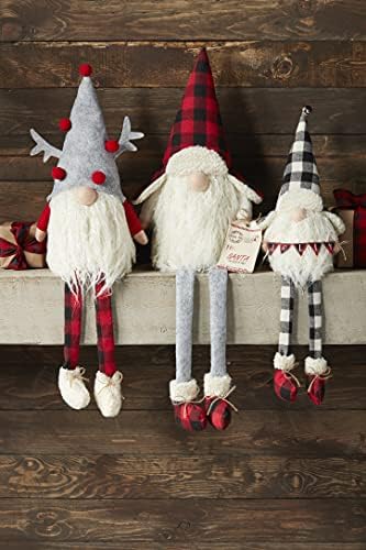 פאי בוץ חג המולד באפלו בדוק את Gnome Gnome, סנטה, 27 x 8