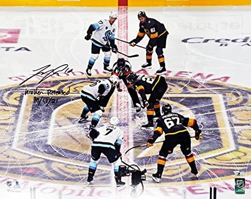 ג'ארד מקאן חתימה 16x20 צילום סיאטל קראקן קראקן שיחרר 10/12/21 קנאים הולו מלאי 200876 - תמונות NHL