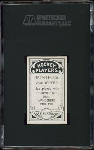 1911-12 C55 טבק קיסרי 30 הארי היילנד הוכחת הוכחת SGC אותנטית - ייחודיים - כרטיסי הוקי לא חתומים