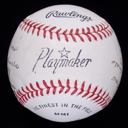 ג'סי היינס המדהים המדהים חתימה פעמיים בהיכל התהילה של הכתובת JSA LOA - כדורי בייסבול חתימה