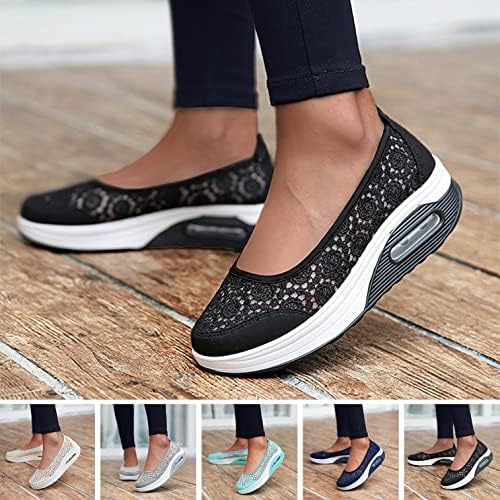 סניקרס של נעלי ספורט להליכות אופנה, נעלי ספורט לנשים נשים בנעלי ספורט נושמות נעלי ספורט נעלי ריצה