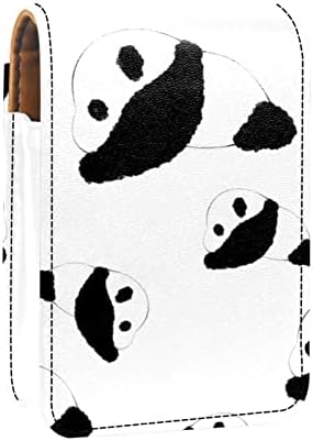 חמוד נייד איפור תיק קוסמטי פאוץ, שפתון מחזיק איפור ארגונית, קריקטורה בעלי החיים פנדה שחור לבן