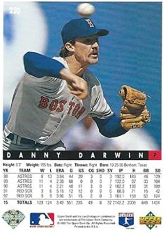 1993 הסיפון העליון 220 דני דרווין NM-MT Red Sox
