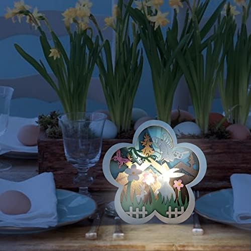 בתה קישוט לחג המולד עם מלאכות שולחן עבודה בהירות יום הולדת עץ אביב אביב אביב חדר פסחא קישוט ביצים ביצים לעיצוב