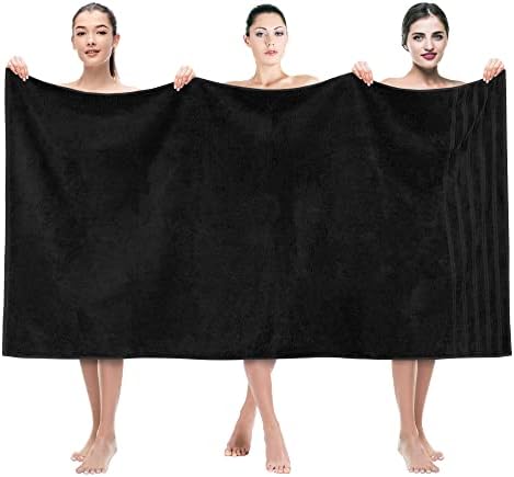 מגבות רחצה גדולות של פשתן רך אמריקאי, גיליון אמבטיה כותנה טורקית 35 ב -70 אינץ
