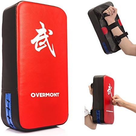 Overmont Taekwondo Pads רפידות אגרוף כרית קראטה עור MUAY תאילנדי MMA אמנות לחימה קיקבוקסינג אגרוף