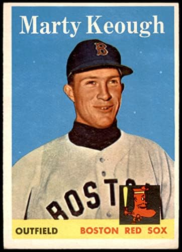 1958 Topps 371 Marty Keough Boston Red Sox VG/Ex Red Sox