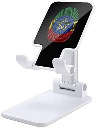 טביעת האצבע של אתיופיה מתכווננת טלפון סלולרי מתכוונן לעמוד אביזרי שולחן עבודה מתכווננים מחזיק טבליות
